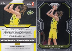 2021 Panini Prizm WNBA #85 Breanna Stewart - Seattle Storm - Picture 1 of 2