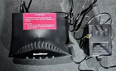 Efficient Networks Ethernet ADSL Modem with Power Supply - Image 1 of 4