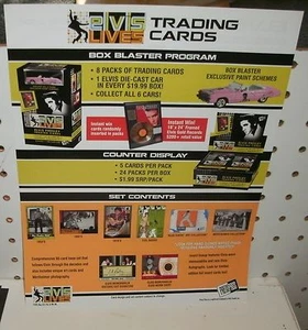 ELVIS LIVES  TRADING CARDS  - SELL SHEET  8 1/2 X 11 - Picture 1 of 2