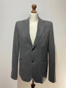 Blazer Scotch&Soda Para Hombre Talla L 50 Gris Cuello Lana Tweed - Imagen 1 de 8
