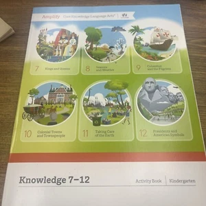 Amplify Core Knowledge Language Arts Knowledge 7-12 Activity Book Kindergarten - Imagen 1 de 4