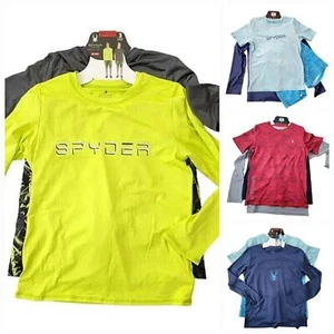 SPYDER 3 Pc Boys Swim Set Rashguard UPF 30+ Sun Protection Size XL (18-20) - Picture 1 of 15
