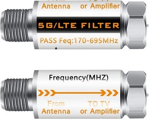 2 szt. filtr 5G poprawia sygnały wzmacniacza antenowego - filtr LTE do anteny telewizyjnej - Zdjęcie 1 z 2
