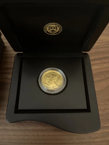 2016 Walking Liberty Half Dollar Centennial Gold Coin Original Box COA Cover