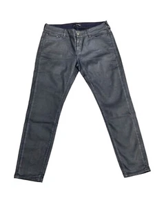 Vaqueros The Kooples Mujer Azul Marino Encerado Denim Talla 29 - Imagen 1 de 6