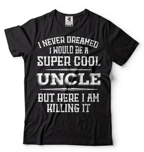 Gift For Uncle Funny Gift T-shirt For Brother Super Cool Uncle T-shirt Uncle Tee - Picture 1 of 4