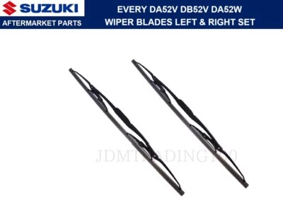 JUEGO LIMPIAPARABRISAS IZQUIERDO Y DERECHO SUZUKI EVERY DA52V DB52V DA52W FURGONETA VAGÓN KEI MINI Foto 1 de 3