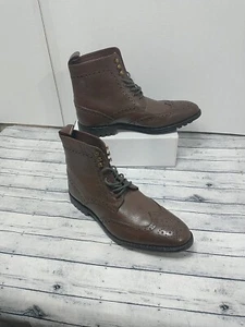 Anthony Veer Herren Grant Budapester Leder Elegant Stiefel Dunkelbraun Größe 11 - Bild 1 von 10