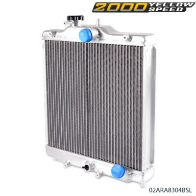 Fit For Honda Civic EK EG B16A B18C DOHC 92-00 Aluminum Radiator 3 Row 52mm US Foto 1 de 4