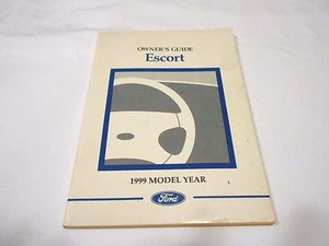 1999 FORD ESCORT OWNER MANUAL IN CLEAN CONDITION / GREAT SPARE FREE S/H // - Picture 1 of 3
