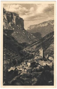 PEYRELEAU and the Jonte Valley (12) Aveyron postcard sepia uncirculated - Picture 1 of 2