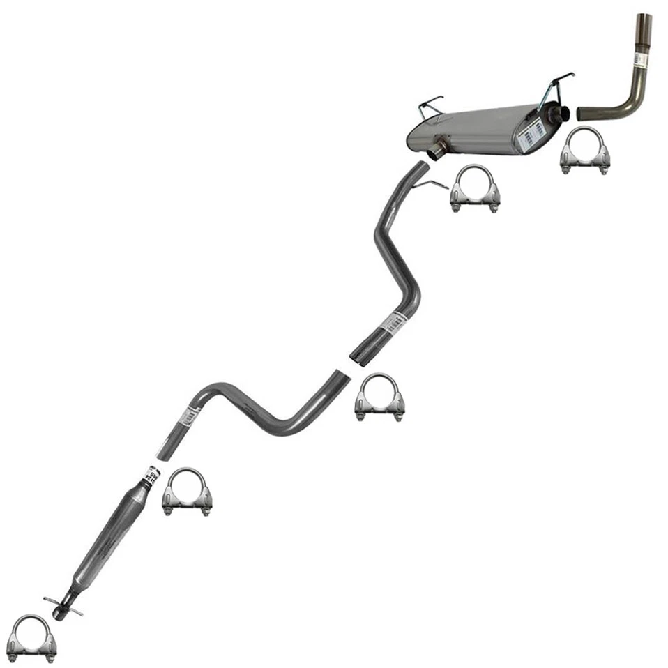 Выхлопная система из нержавеющей стали подходит для: 08-2010 Pontiac G6 & 2008 Saturn Aura 3,5 л - Изображение 1 из 4