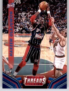 2014-15 Threads Hakeem Olajuwon NBA PWE cohetes de tarjeta base #70 - Imagen 1 de 2