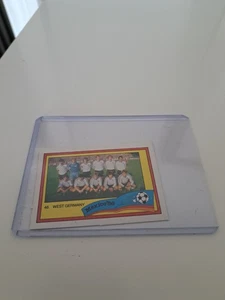 West Germany team no. 46 football world cup mexico 86 monty gum trading card A+ - Picture 1 of 2