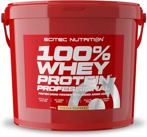 Scitec Nutrition 100% Whey Protein Professional, Palmölfrei - 5 kg, Vanille - Bild 1 von 4