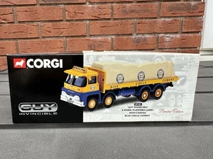 Corgi 29101 Guy Invincible 8 Wheel Platform Lorry Blue Circle Cement - 1:50 MIB - Picture 1 of 7