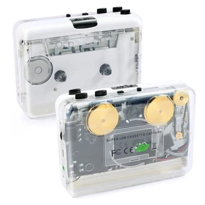Auto Reverse ＆Clear Stereo Cassette Player,Built-in Cool Copper Wheel Movemen... - Foto 1 di 7