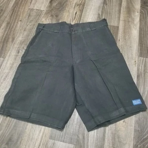 Herren W.R. Gass Dry Goods Größe 38 schwarz weites Bein Shorts verwaschen/verfärbt - Bild 1 von 15