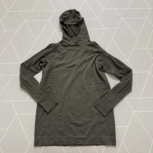 Lululemon Herren Nylon & Wollmischung Hoodie Größe Large Olivgrün - Bild 1 von 6