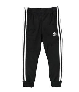 Adidas Boys Superstar Athletic Sweatpants, Black, Big Kids (8-20), M - Picture 1 of 2