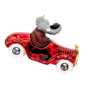 BABAR Der Elefant - Kreuzfahrt um Babar GLAS Ornament von Kat & Annie - Bild 1 von 2