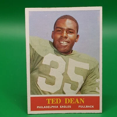 1964 Philadelphia #132 Ted Dean Philadelphia Eagles - Image 1 of 2