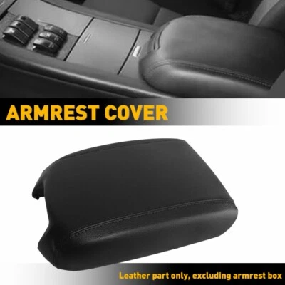Center Console Armrest Leather Synthetic Cover for Ford Taurus 10-19 Black M - Image 1 of 4