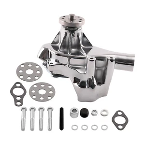 Chrome Water Pump for Small Block Chevy 283 305 327 350 400 for SBC 1969-1987 - Picture 1 of 11