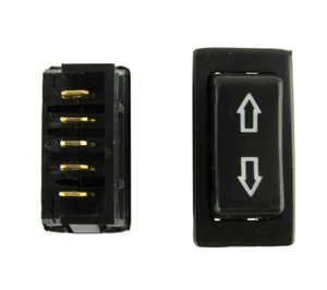 Interruptor universal de ventana eléctrica para automóvil 5 pines DC 12V 20A encendido/apagado SPST basculante - Imagen 1 de 8