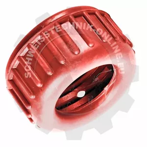 Manometerschutzkappe rot, 63mm, Brenngase, geschlitzt (Gummischutzkappe) - Bild 1 von 1