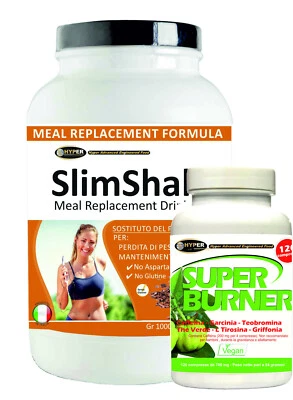 SOSTITUTO DEL PASTO GR 1000 Cacao + Brucia Grassi Dimagrante Termogenico  - Immagine 1 di 4