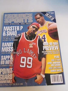 THE SOURCE SPORTS YEAR-END '98 NBA PREVIEW MASTER P & SHAQ COVER FEATURE LNC - Picture 1 of 5