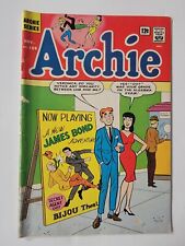 ARCHIE #159 Comic Nov 1965  Silver Age James Bond Veronica Red Dress Cover
