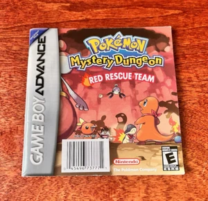 Pokemon Mystery Dungeon Red Rescue Team for Game Boy Advance MANUAL ONLY - Bild 1 von 2