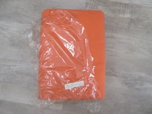 2 vintage Peach orange flannelette brushed cotton double bed sheets 90x100in NIP - Picture 1 of 7