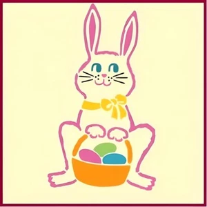 EASTER BUNNY STENCIL - HOLIDAY STENCILS  - The Artful Stencil - Picture 1 of 6
