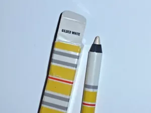 NIB MAC Powerpoint Eye Pencil Eyeliner GILDED WHITE - plus Surf Baby lipgloss - Picture 1 of 2