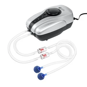 Aquarium Air Pump Fish Tank Bubbler Aerator, All-in-Fish Tank Air Pump Kit, Q... - Picture 1 of 7