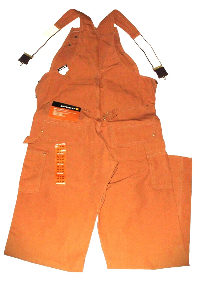 CARHARTT DUCK BIB OVERALL SIZE 32 x 34 - Imagem 1 de 4