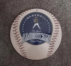 BASEBALL HEAVY METAL SIGN 14 INCH  SHOP GARAGE HOME COLLECTIBLE OFFICE - Picture 1 of 1