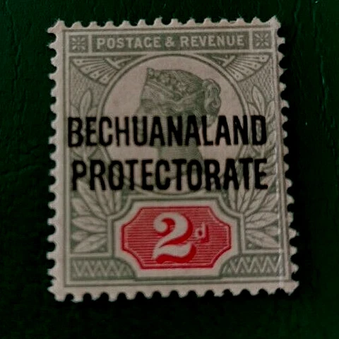 Bechuanaland: 1897 Great Britain Postage Stamps Overprinted. Collectible Stamp Cover