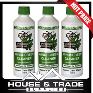 Bar's Bugs Windscreen Cleaner 3 Pack 3x 375ml Concentrate BB375 - Picture 1 of 3