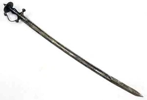Antique Sword Kirich Kirach Kirch Hand Forged Steel Blade Handmade Original H257 - Bild 1 von 10
