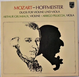 PHILIPS STEREO 839 747 LY MOZART "Duo Violin-Viola" Arthur GRUMIAUX - PELLICCIA - Imagen 1 de 3