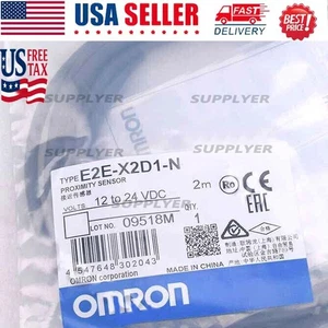 1PC New Omron E2E-X2D1-N Proximity Switch Sensor E2E-X2D1N In Box US Free TAX - Picture 1 of 5