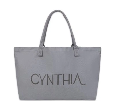 Bolso de Mano Cynthia Rowley Gris Lona Nuevo con Etiquetas Foto 1 de 4