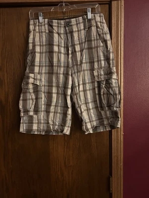 Pantalones cortos Arizona Cargo blanco, marrón y azul talla 32. Foto 1 de 4