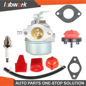 Labwork Carburetor For Tecumseh 640052 640054 640349 8HP 9HP 10HP Snowblower - Picture 1 of 19