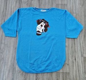 Vintage Paws And Reflect By Kittens Womens Sweater Exercise Bear 1987 - Picture 1 of 11