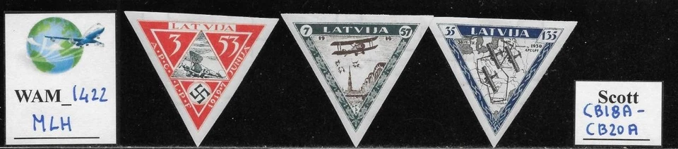 WAM_1423. LETONIA. Juego semi postal 1933. Scott CB21-CB24. Como nuevo Foto 1 de 1